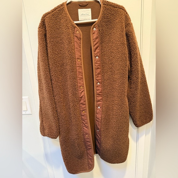 Wilfred Free Sherpa Long Liner Jacket - Picture 2 of 5